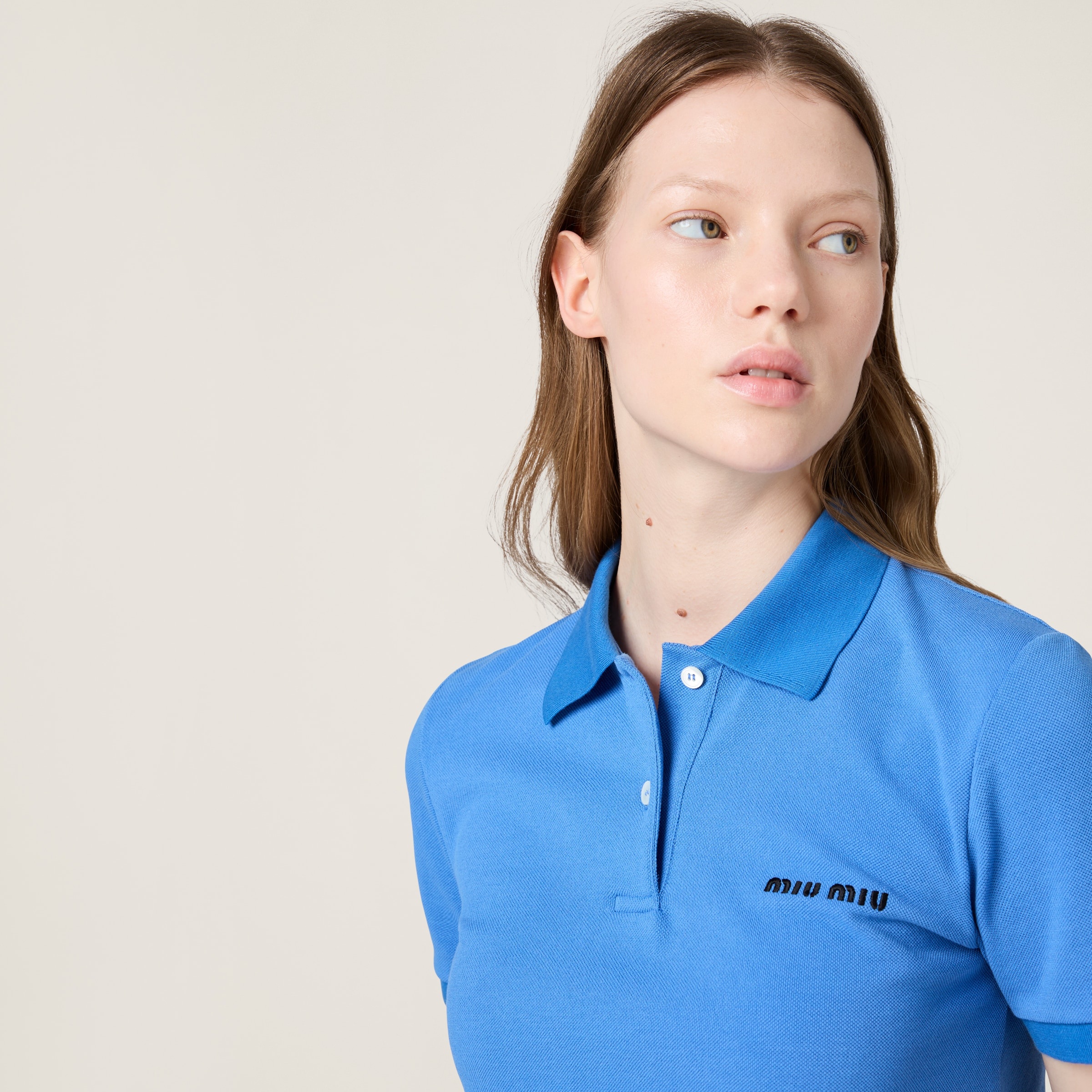 Cotton piqué polo shirt - 4