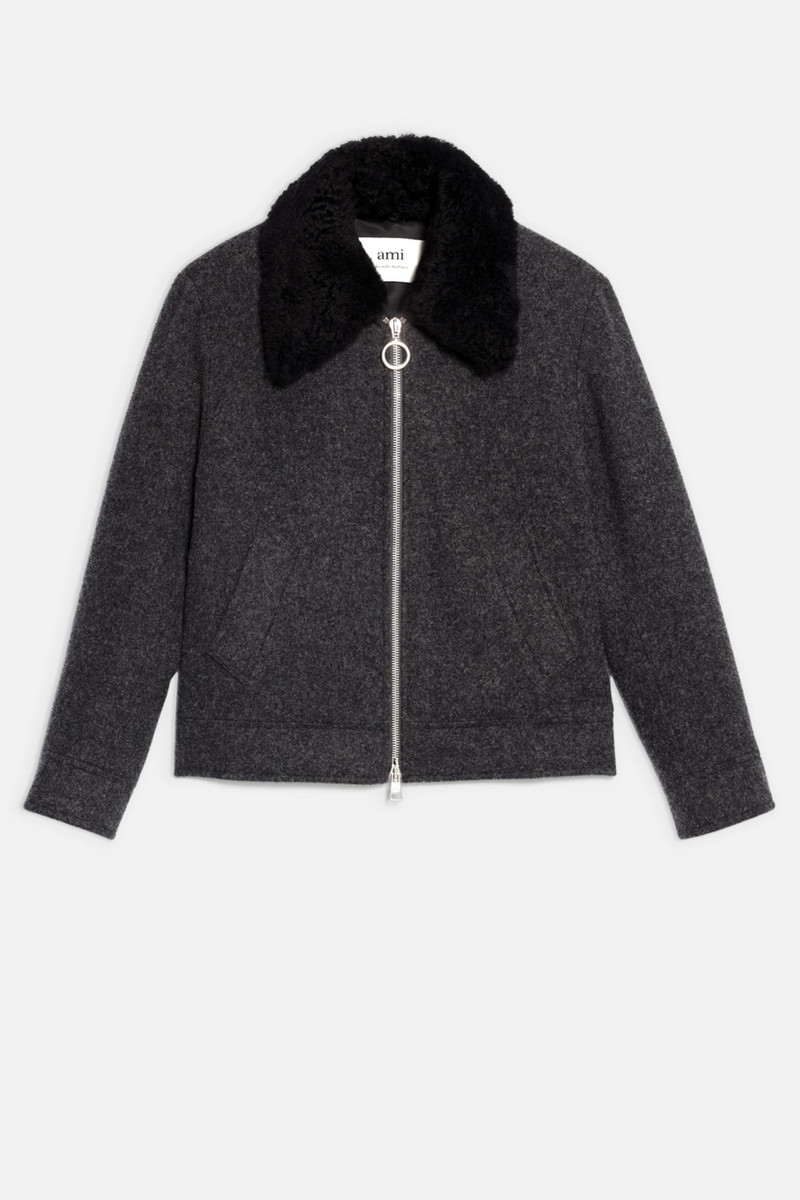 Sheraling Collar Zipped Jacket 1