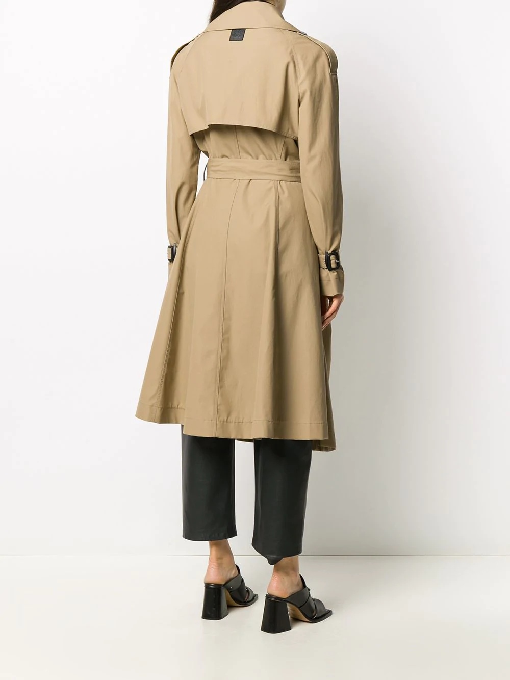 belted trench coat - 4