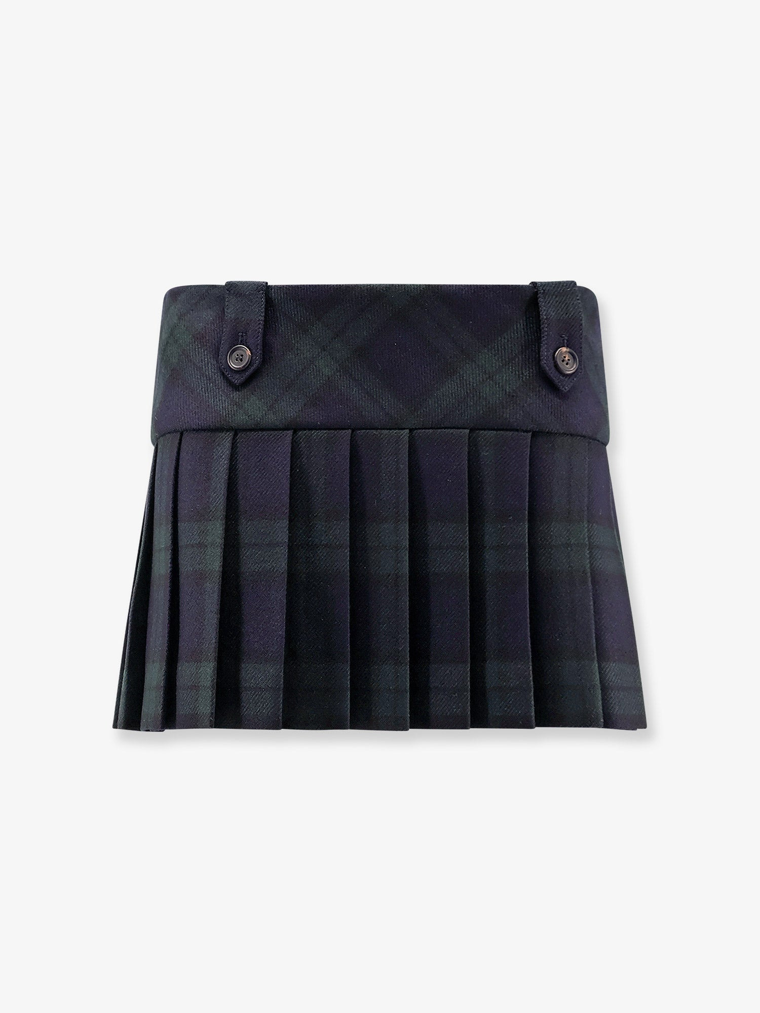 Miu Miu Women Check Virgin Wool Mini Skirt - 1
