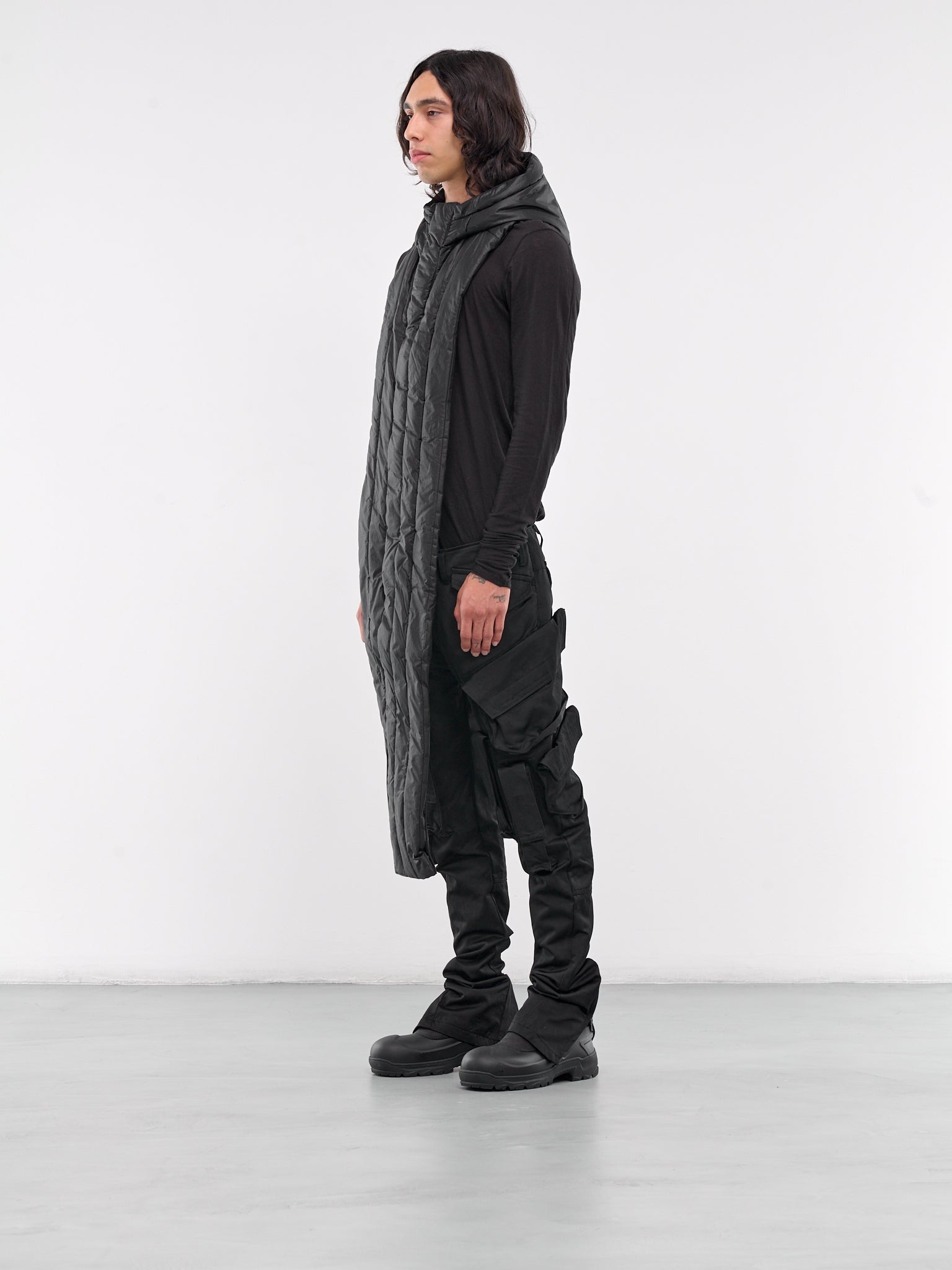 小物 NTN PADDED HOOD SCARF Julius Padded Nylon Scarf Hood | REVERSIBLE