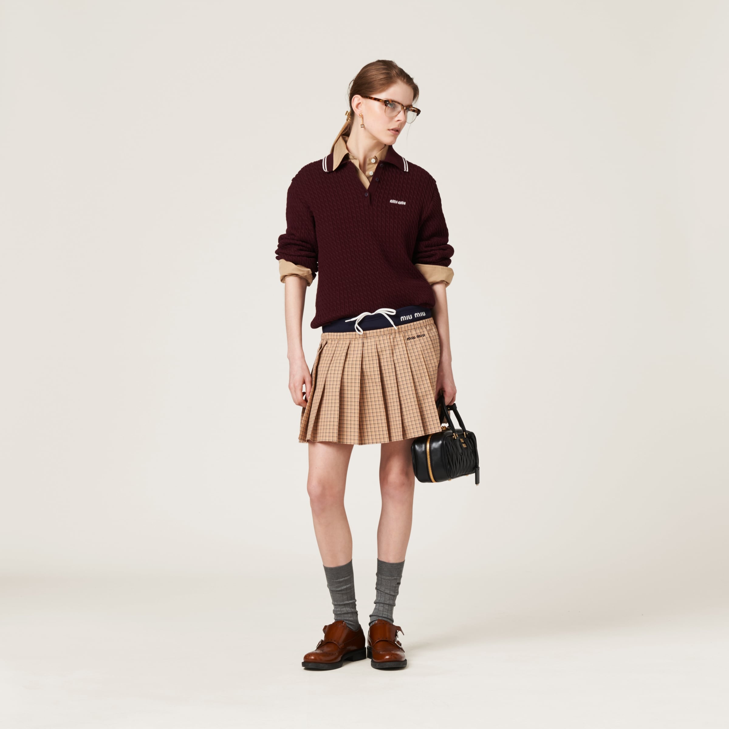 Checked miniskirt - 2