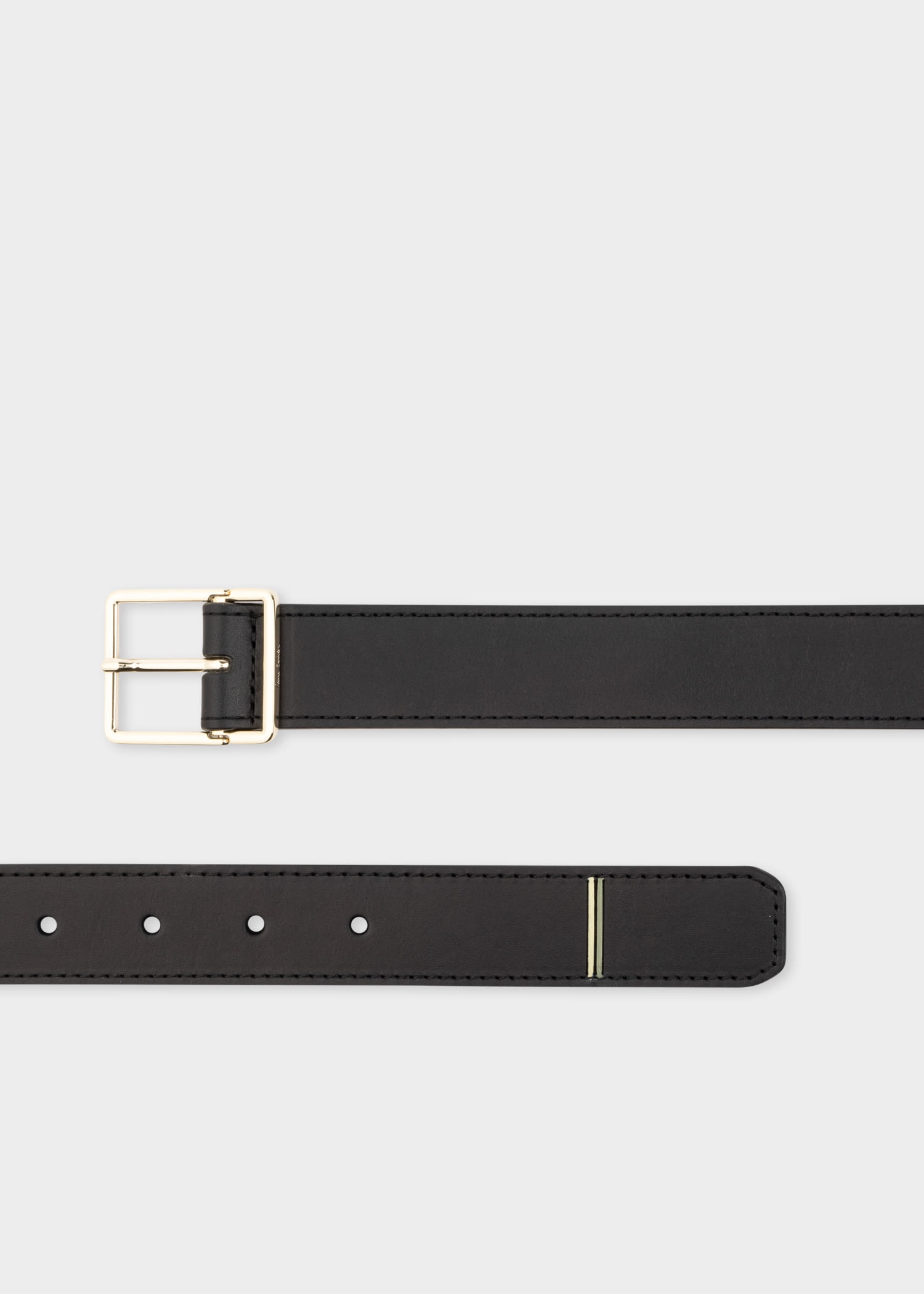 Leather Painted Edge Belt - 1