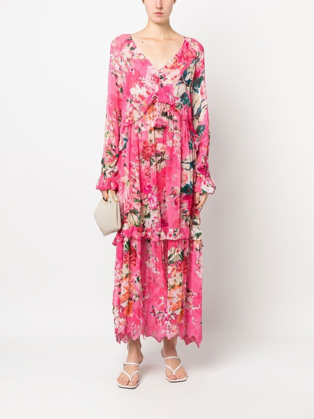 Tula floral-print tiered dress - 2