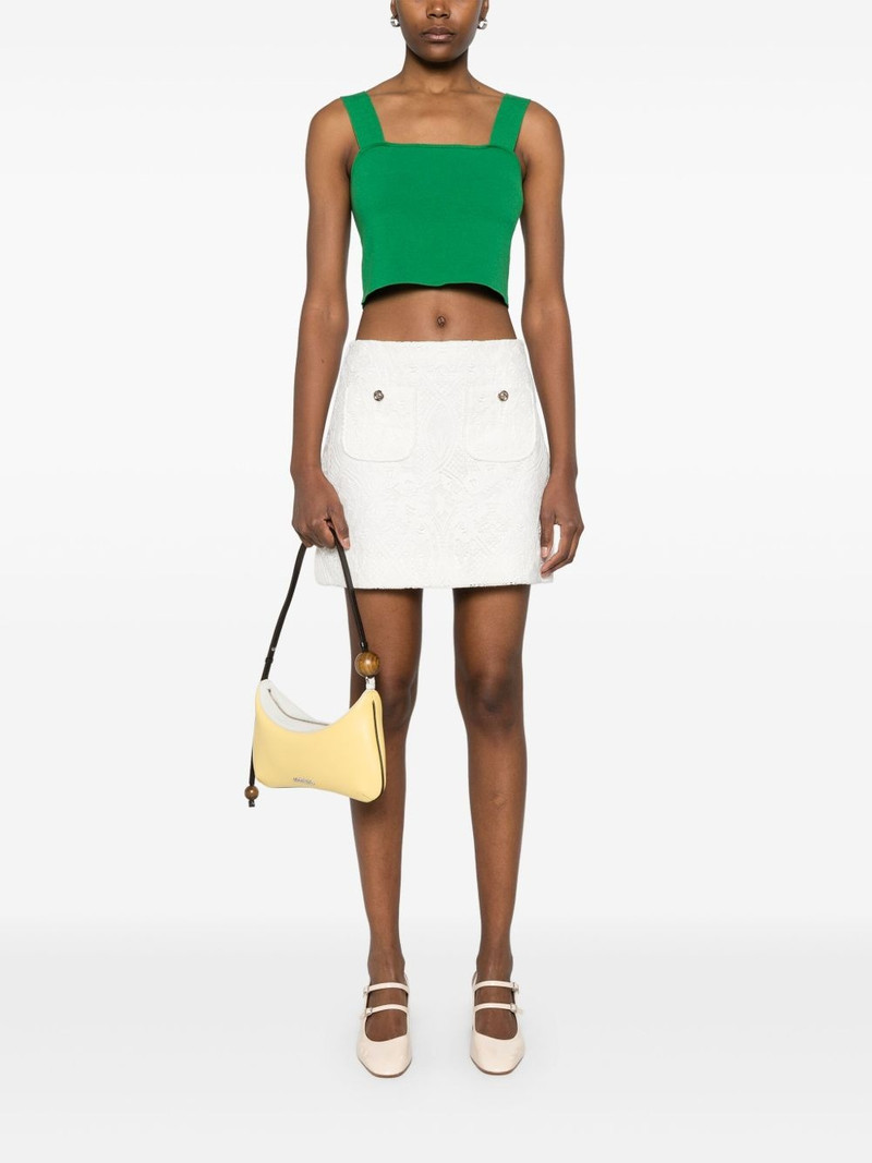 maje square-neck crop top outlook