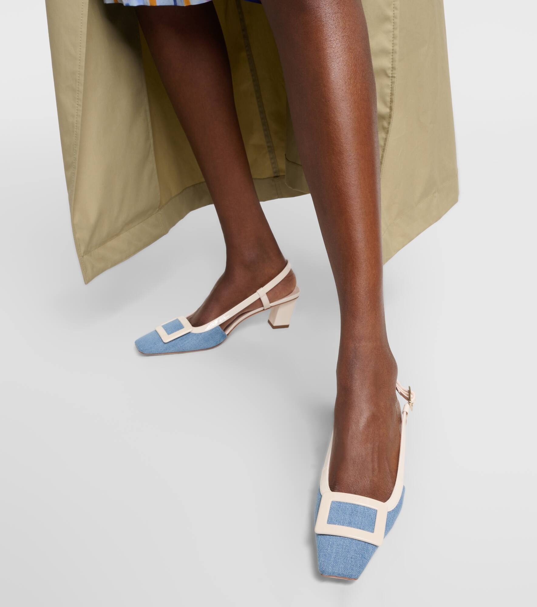 Belle Vivier 45 slingback pumps - 7