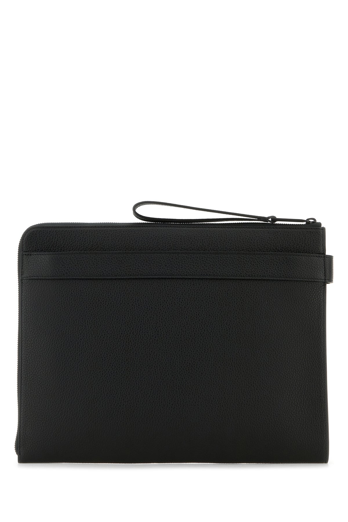 Black leather clutch - 3