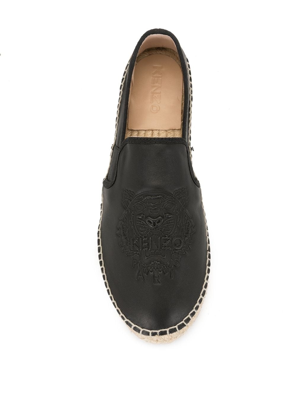 Tiger logo-embossed espadrilles - 4