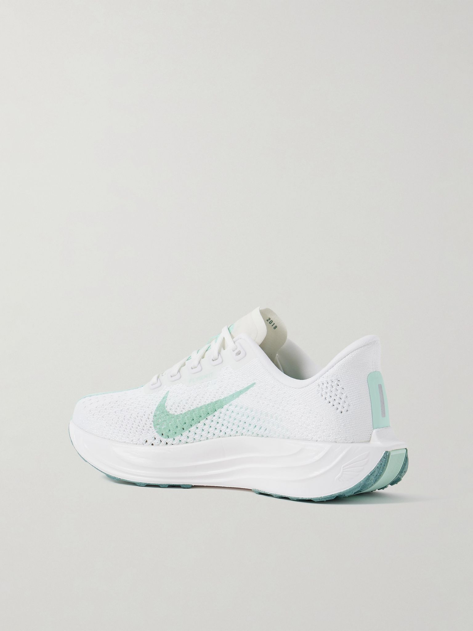 Pegasus Plus rubber-trimmed Flyknit sneakers Mint - 3