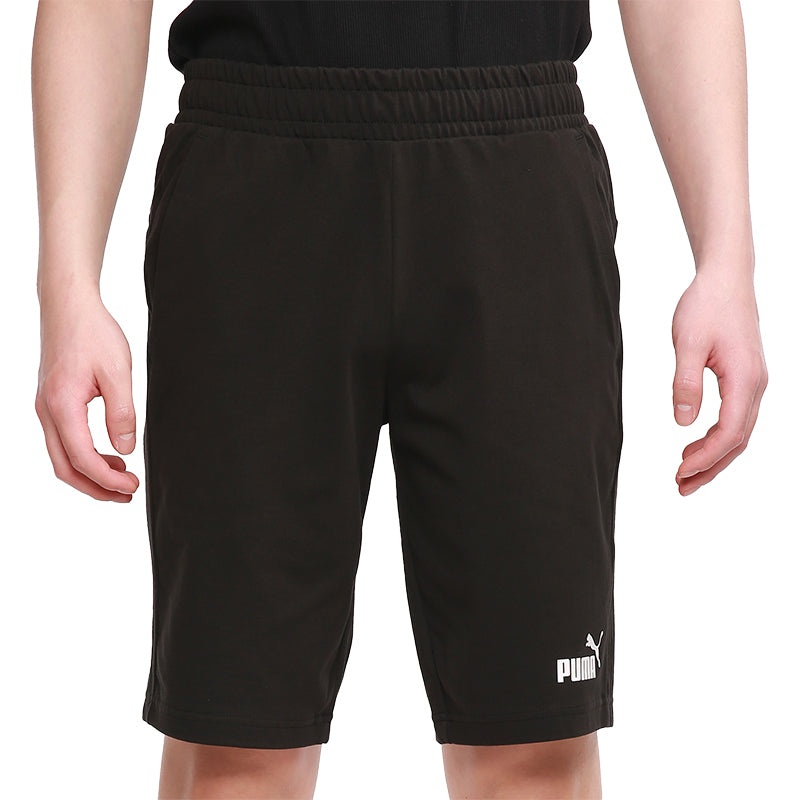 PUMA Essentials Short 12" Cotton 'Black White' 588722-01 - 4