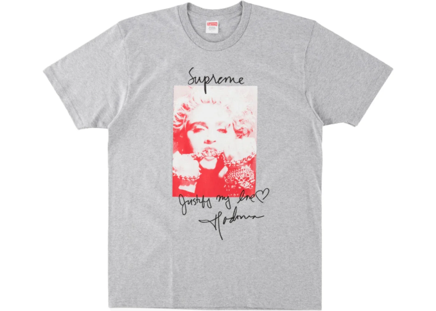 Supreme Madonna Tee Heather Grey - 1