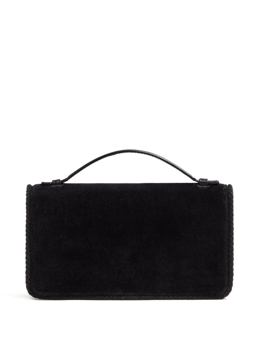 suede flap shoulder bag - 2