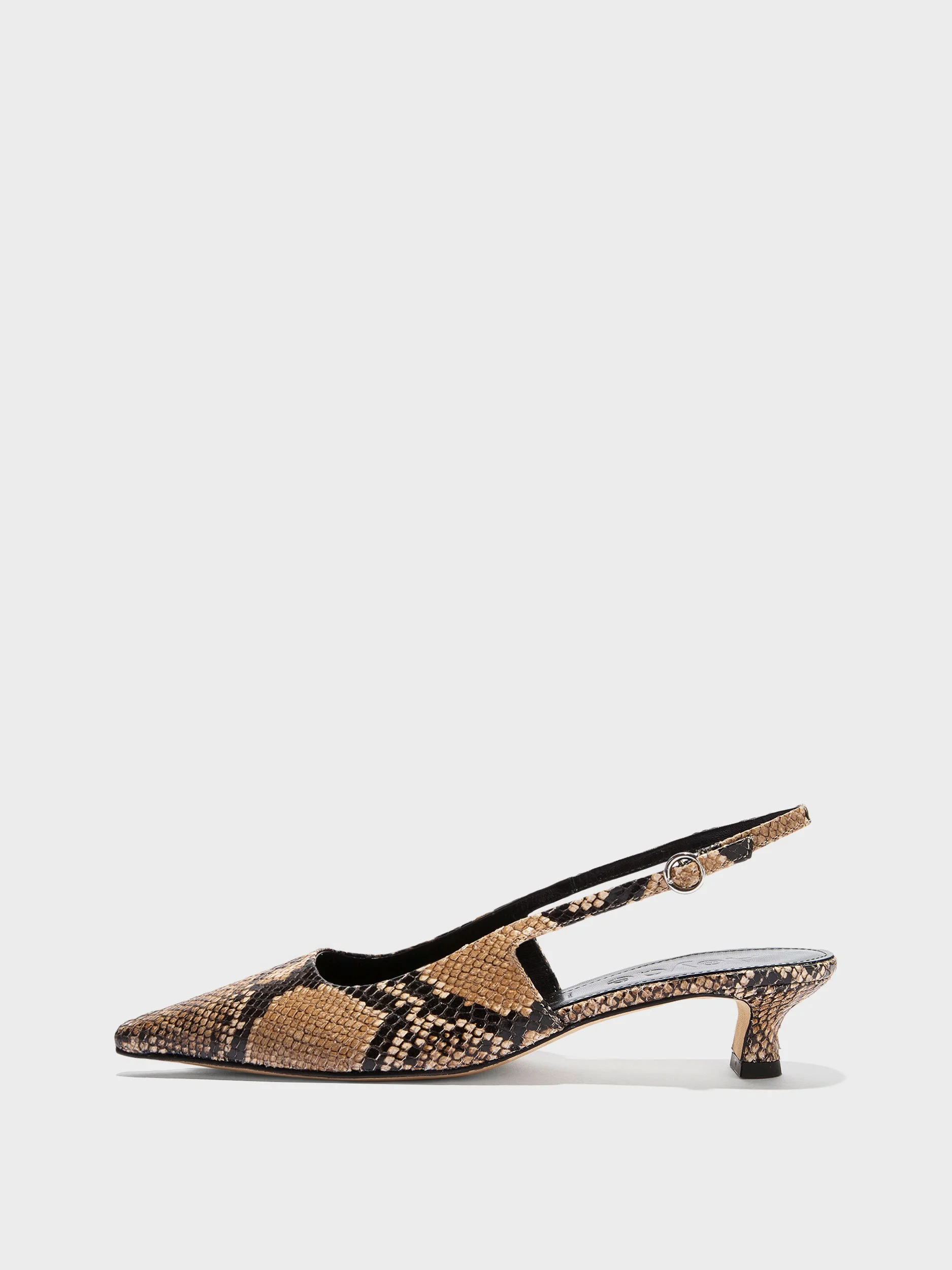 Catrina Snake Print Pumps - 1