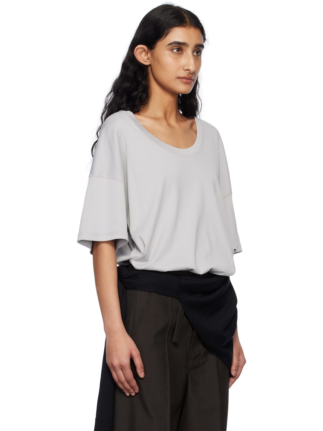 Gray Rib T-shirt - 2