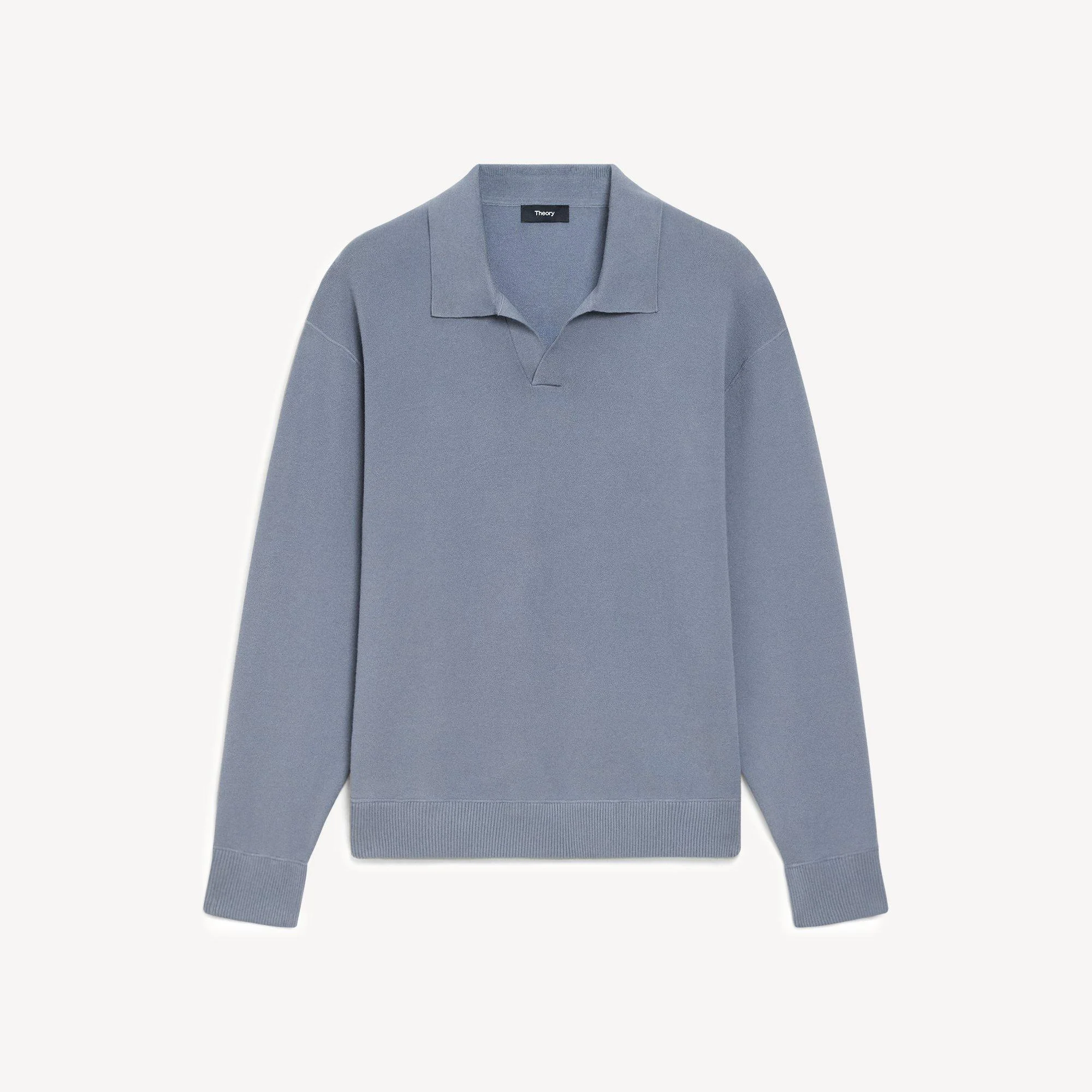 Open Collar Sweater in Light Bilen - 1
