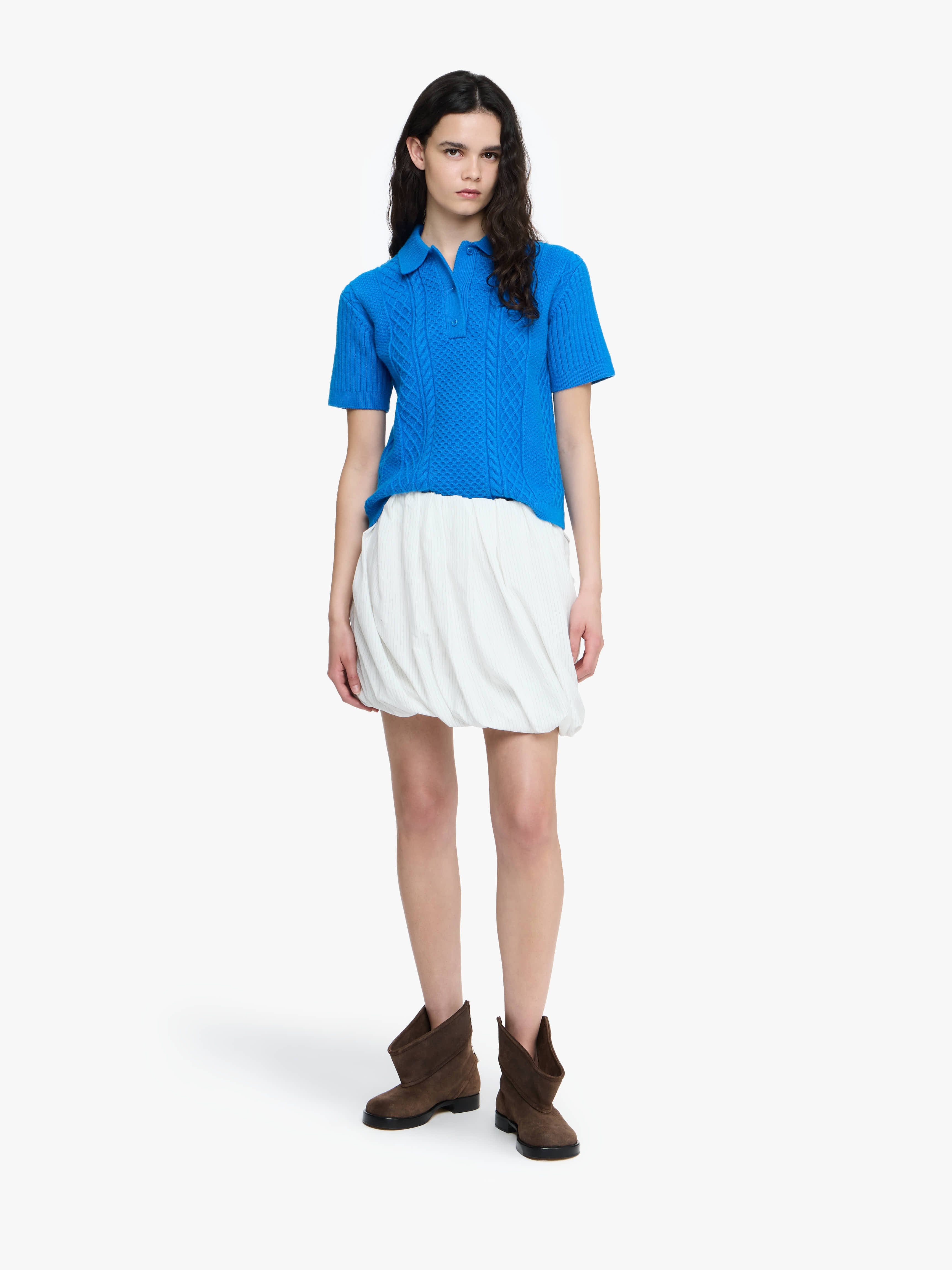 ROLLED HEM SKIRT - 2