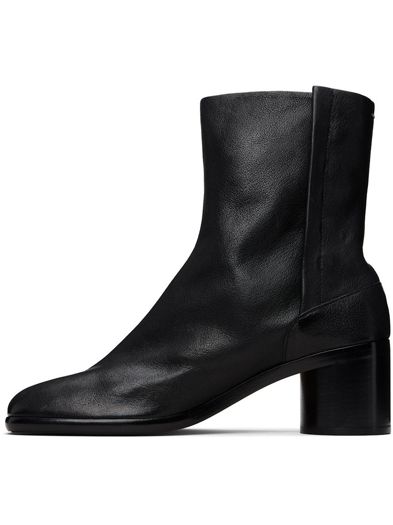 Maison Margiela Black Tabi Ankle Boots outlook