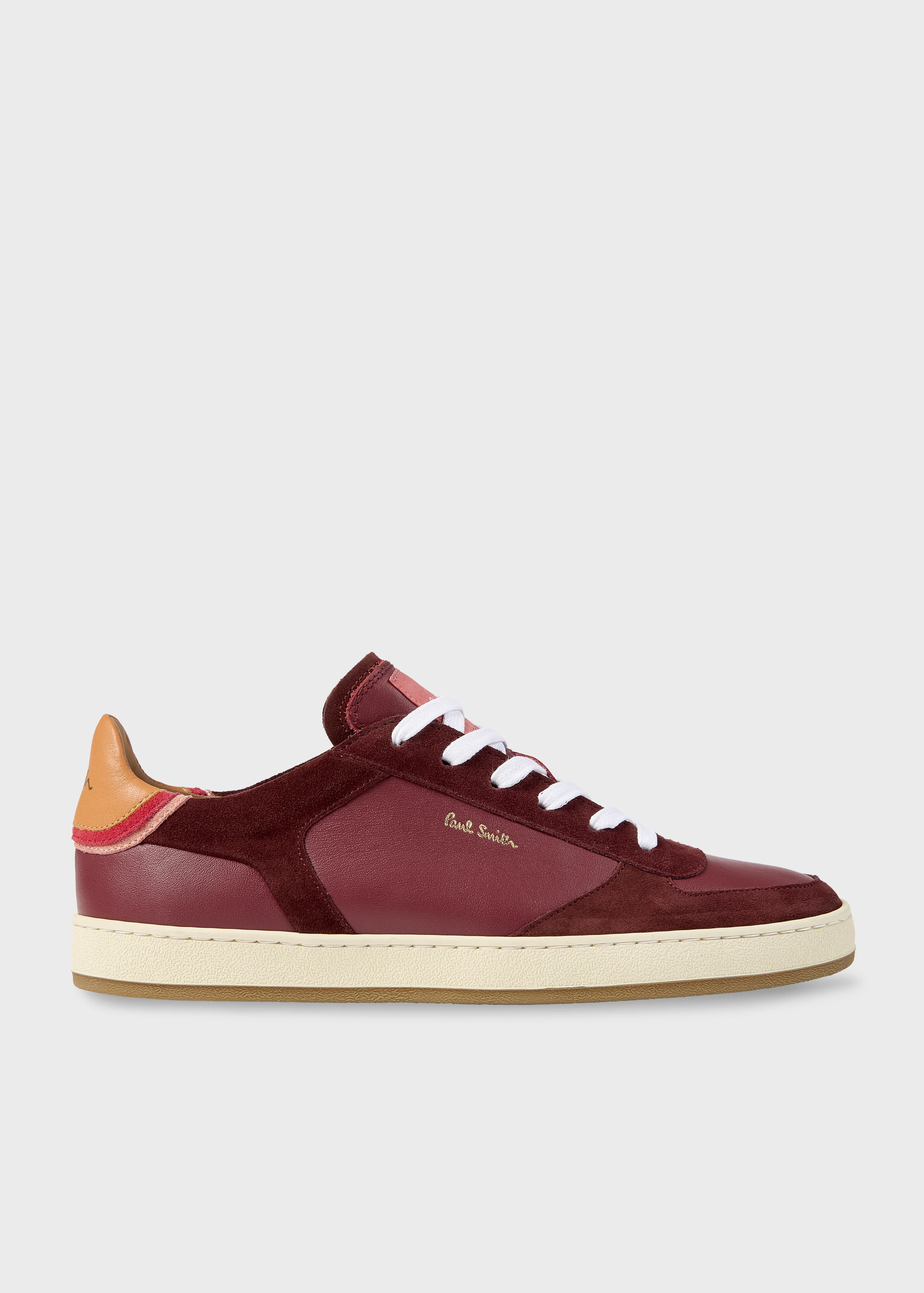 Burgundy 'Destry' Trainers - 1