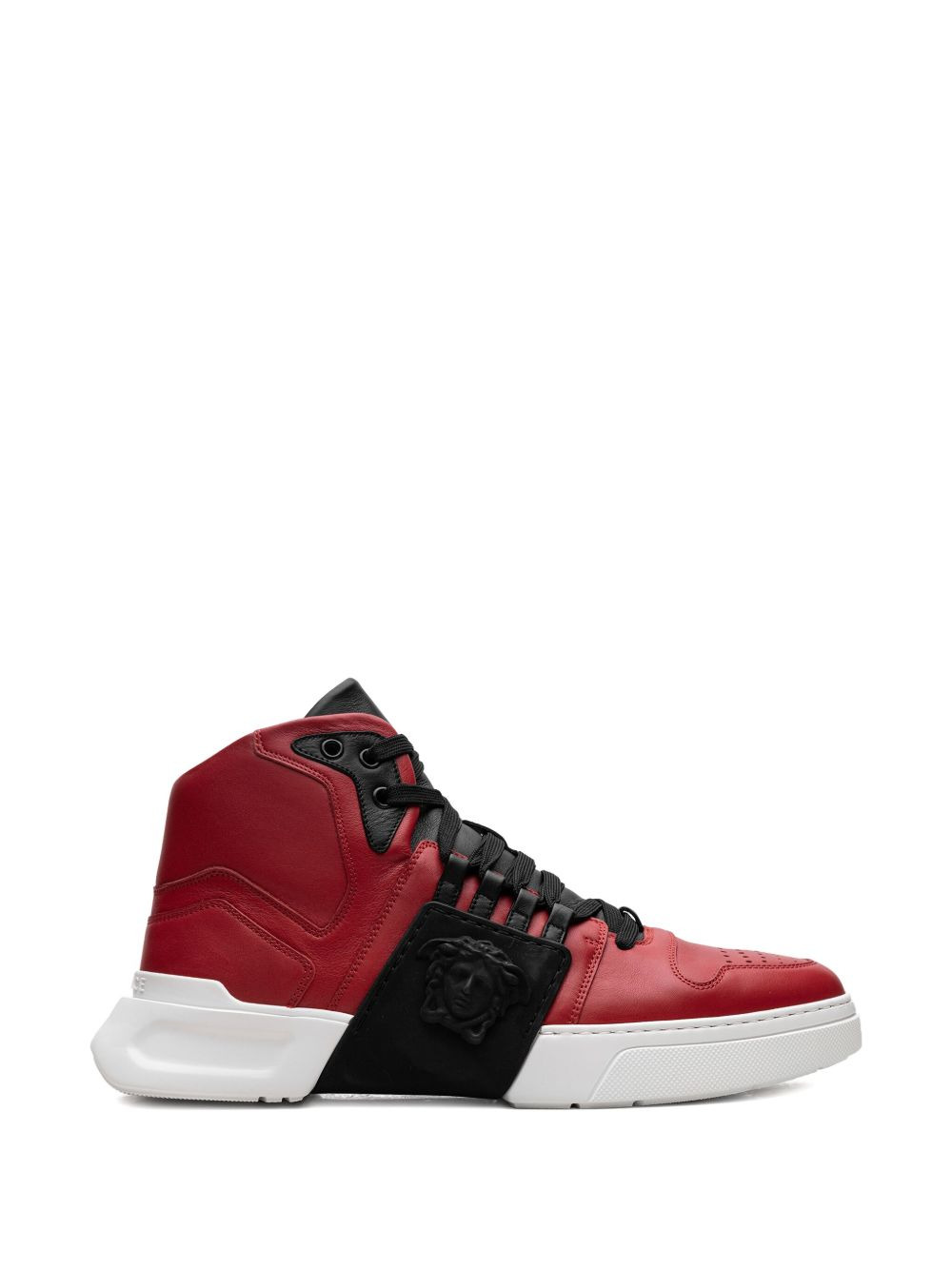 Medusa Strap high-top "Red/Black/White" sneakers - 5