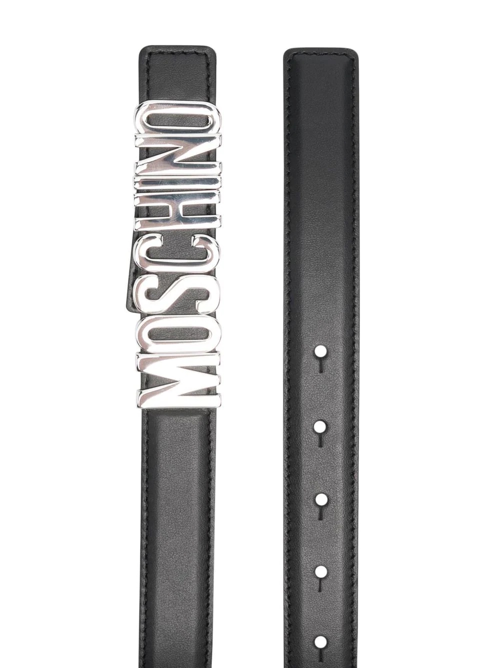 logo-buckle belt - 2