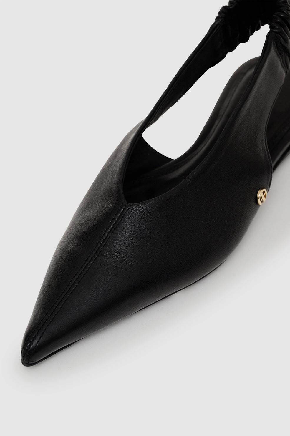 Hilda Slingback Flats - Black - 5