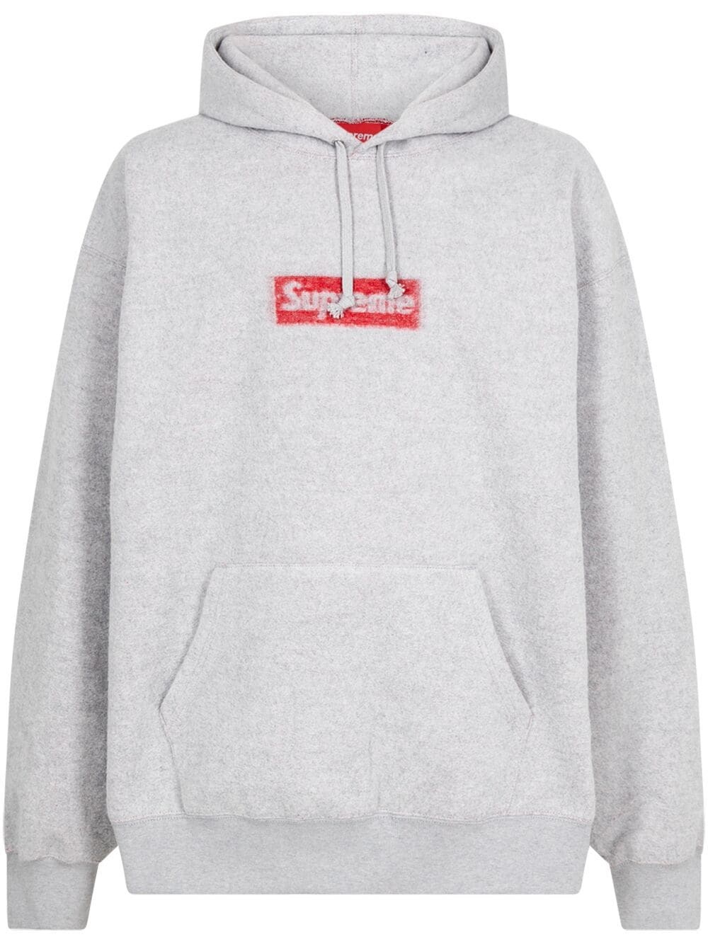 Inside Out box logo "Heather Grey" hoodie - 1