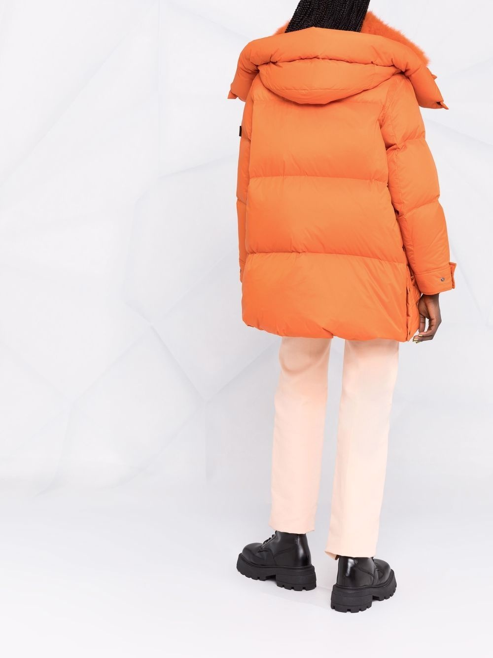 hooded parka coat - 4