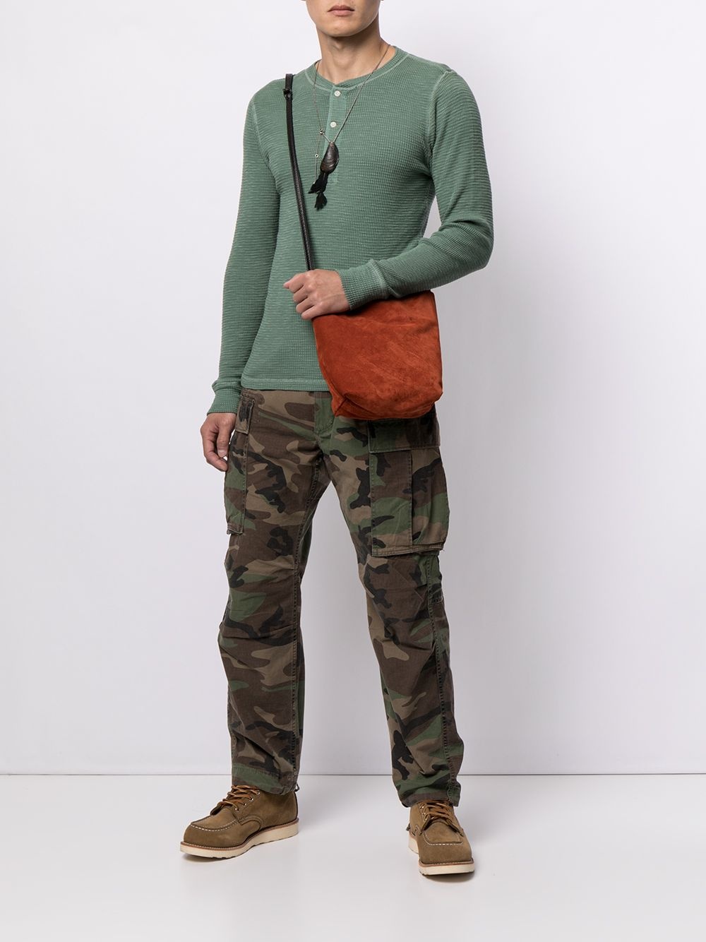 camouflage-print trousers - 2