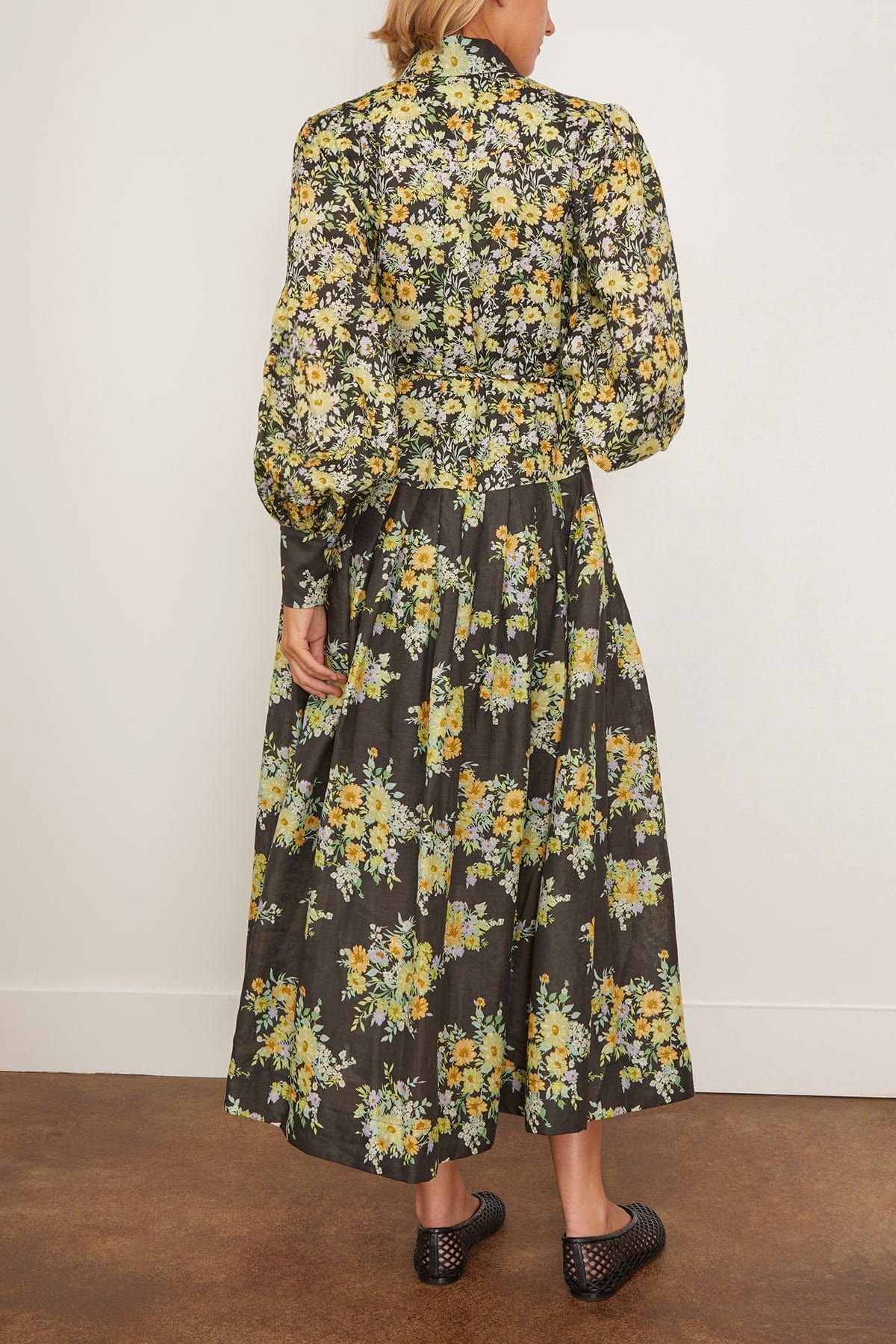 Nina Shirtdress in Black - 4