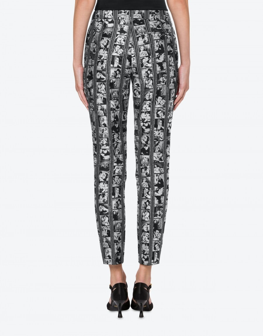 FILMSTRIP JACQUARD TROUSERS - 3