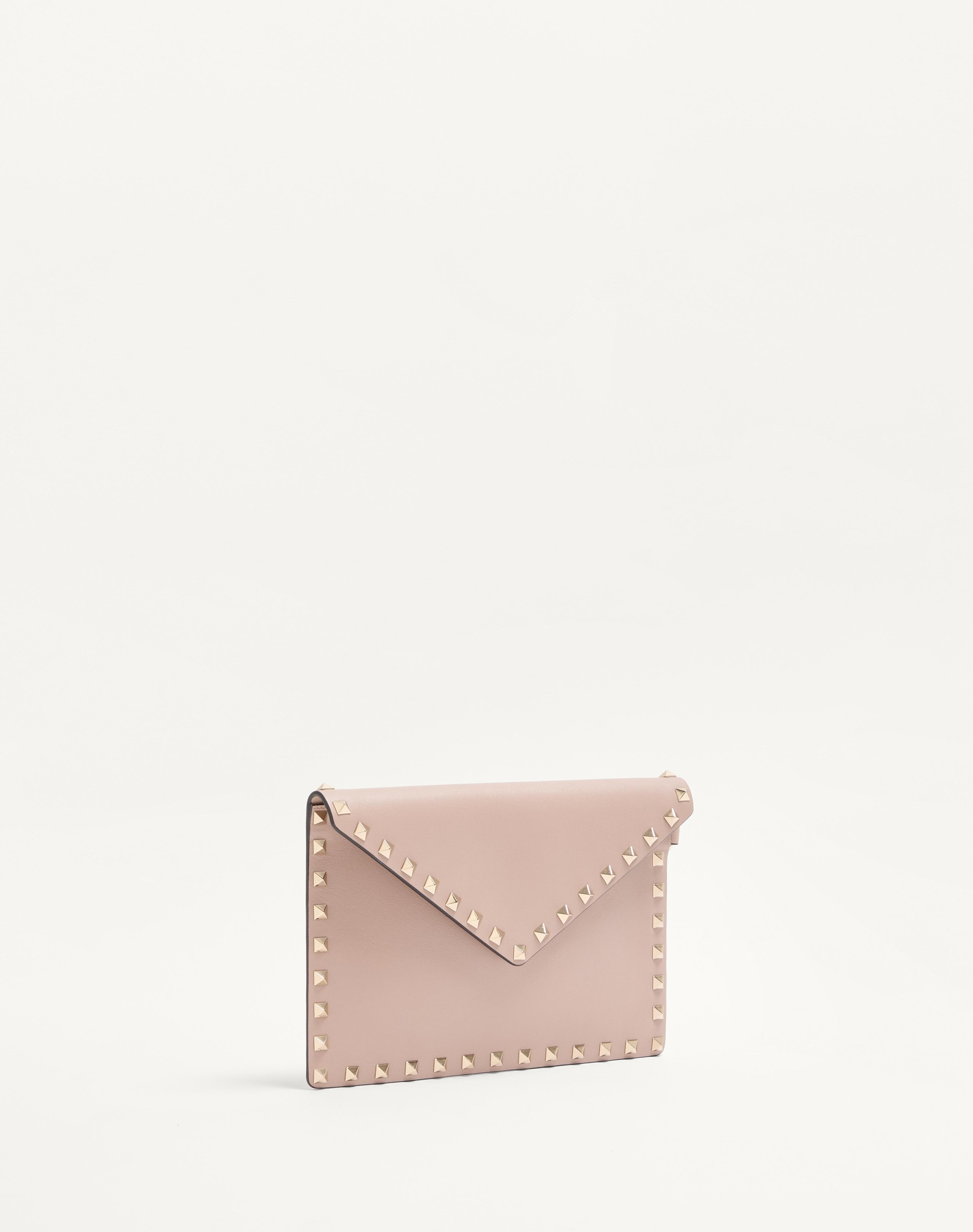 ROCKSTUD CALFSKIN POUCH - 2