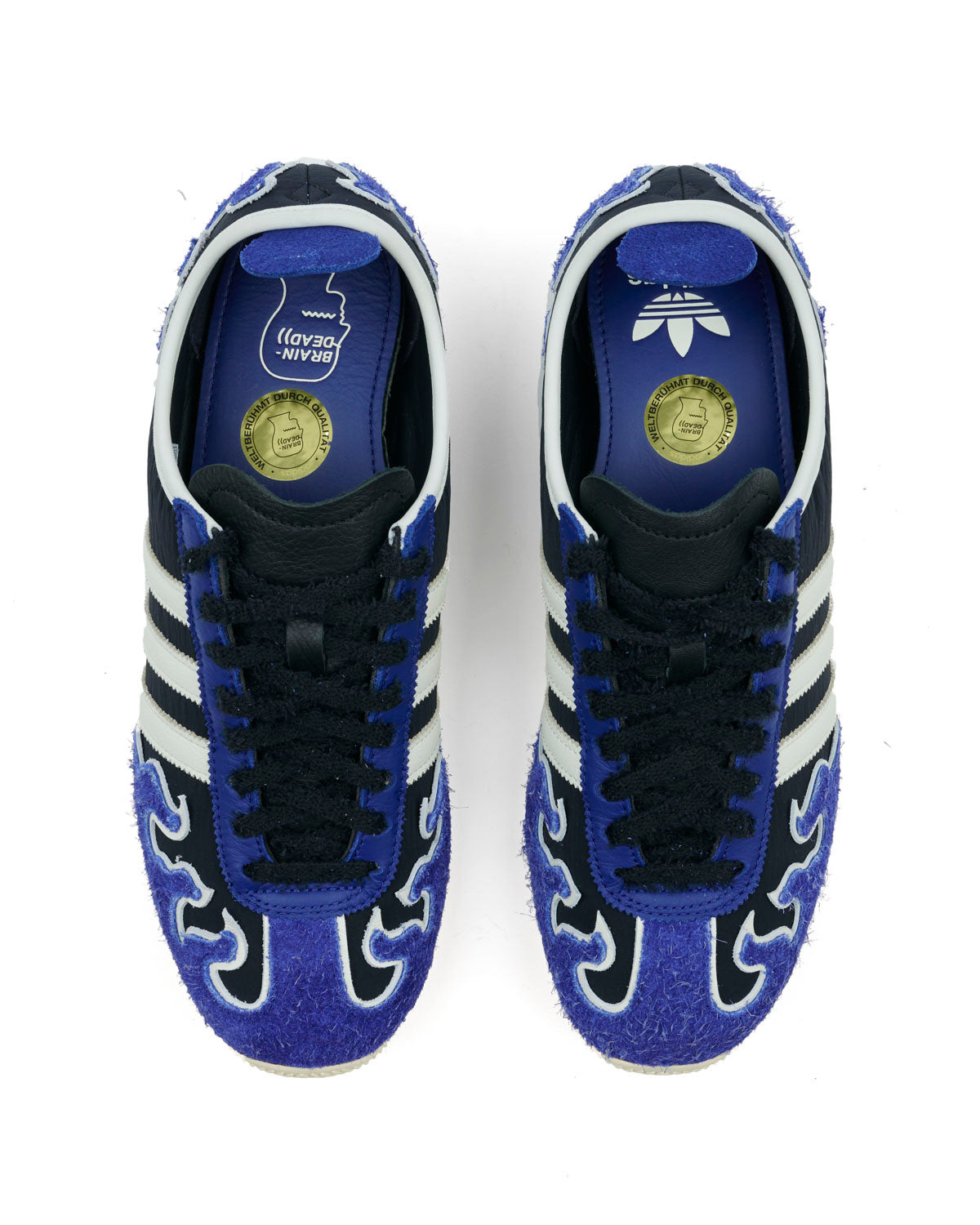Brain Dead x adidas Japan Lo - Black/Blue - 3