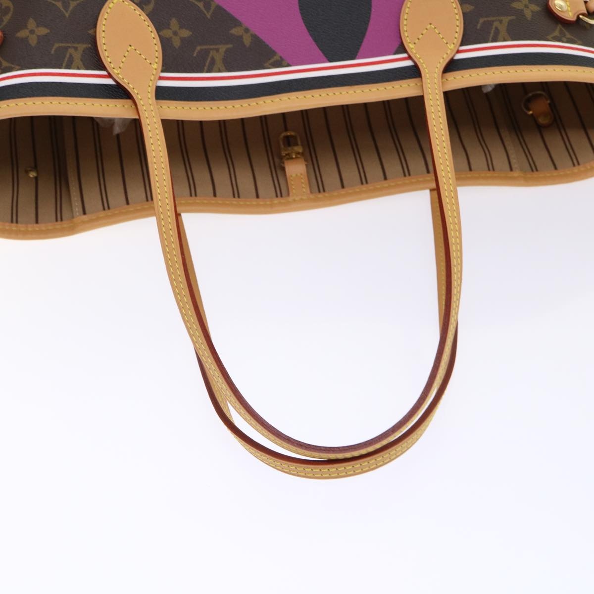 LOUIS VUITTON Monogram Game On Neverfull MM Tote Bag M57452 - 7