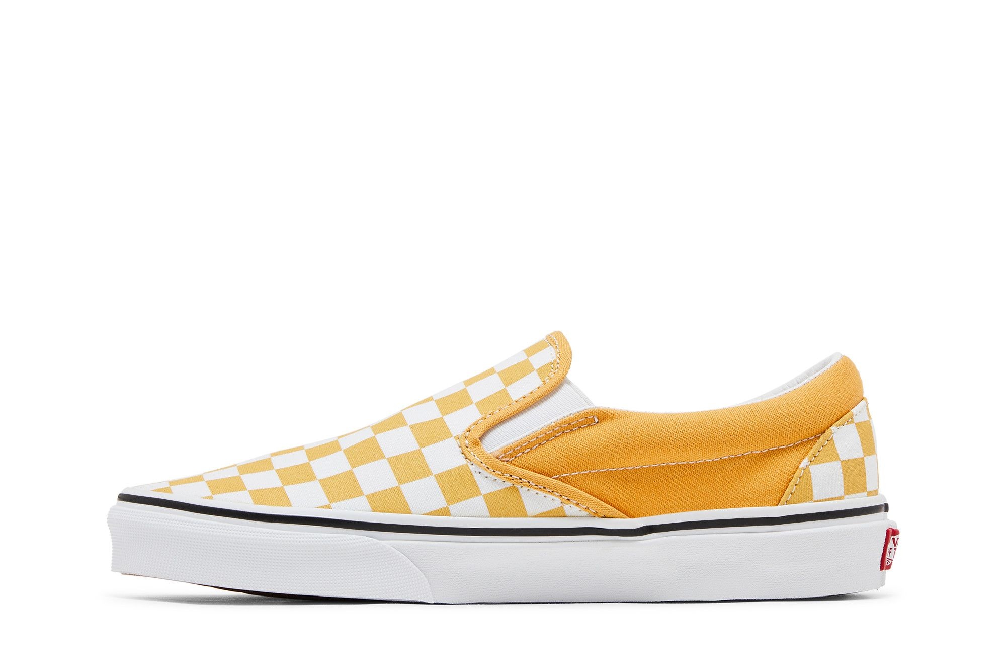 Classic Slip On 'Ochre Checkerboard' - 3