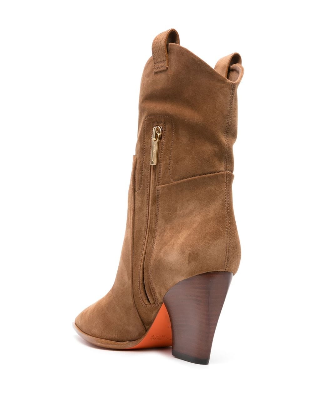 90mm suede ankle boots - 3