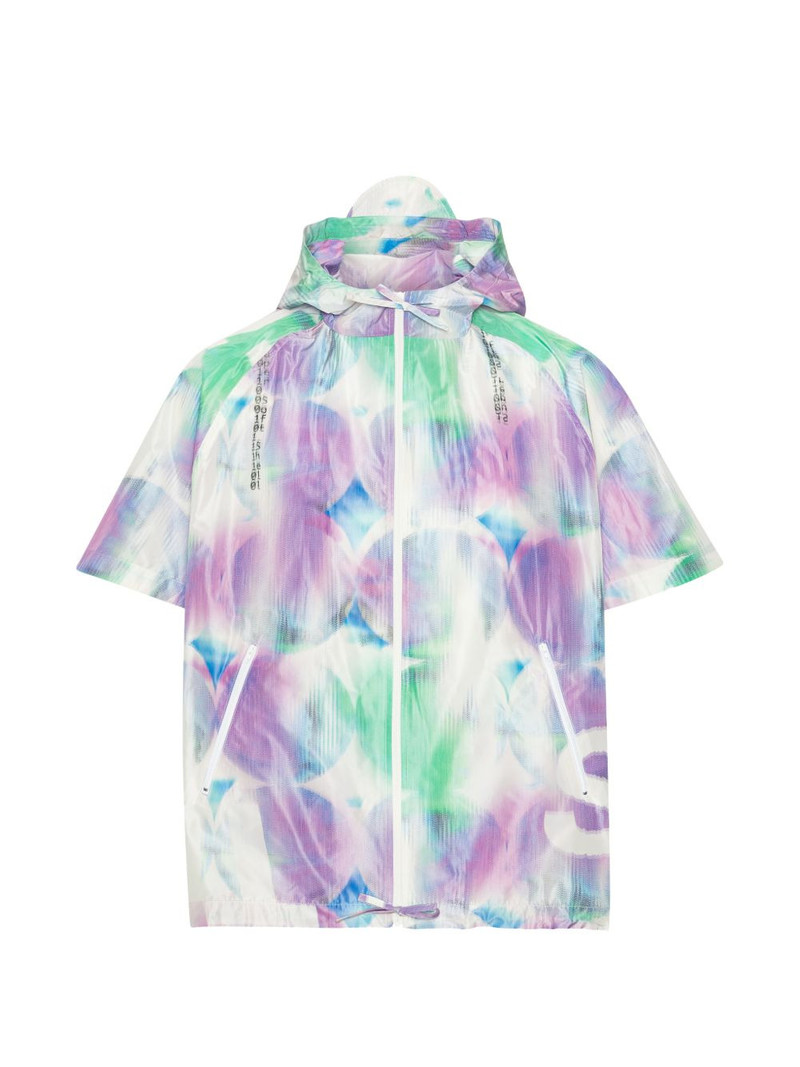 hooded print jacket 1