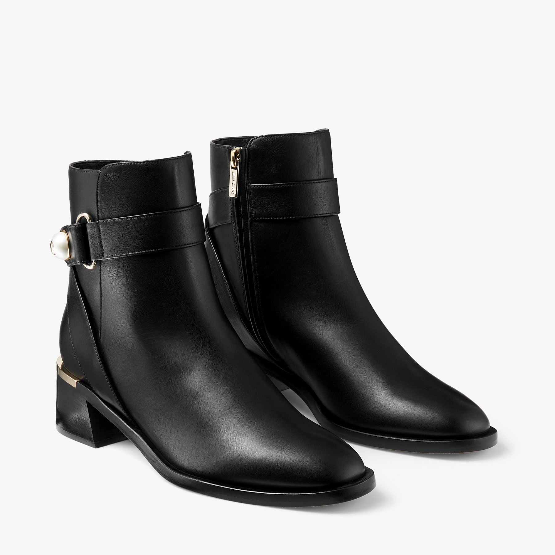 Noor 45
Black Leather Ankle Boots - 3