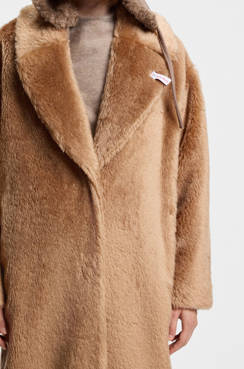 BOSS X STEIFF COAT IN TEXTURED WOOL AND COTTON 6