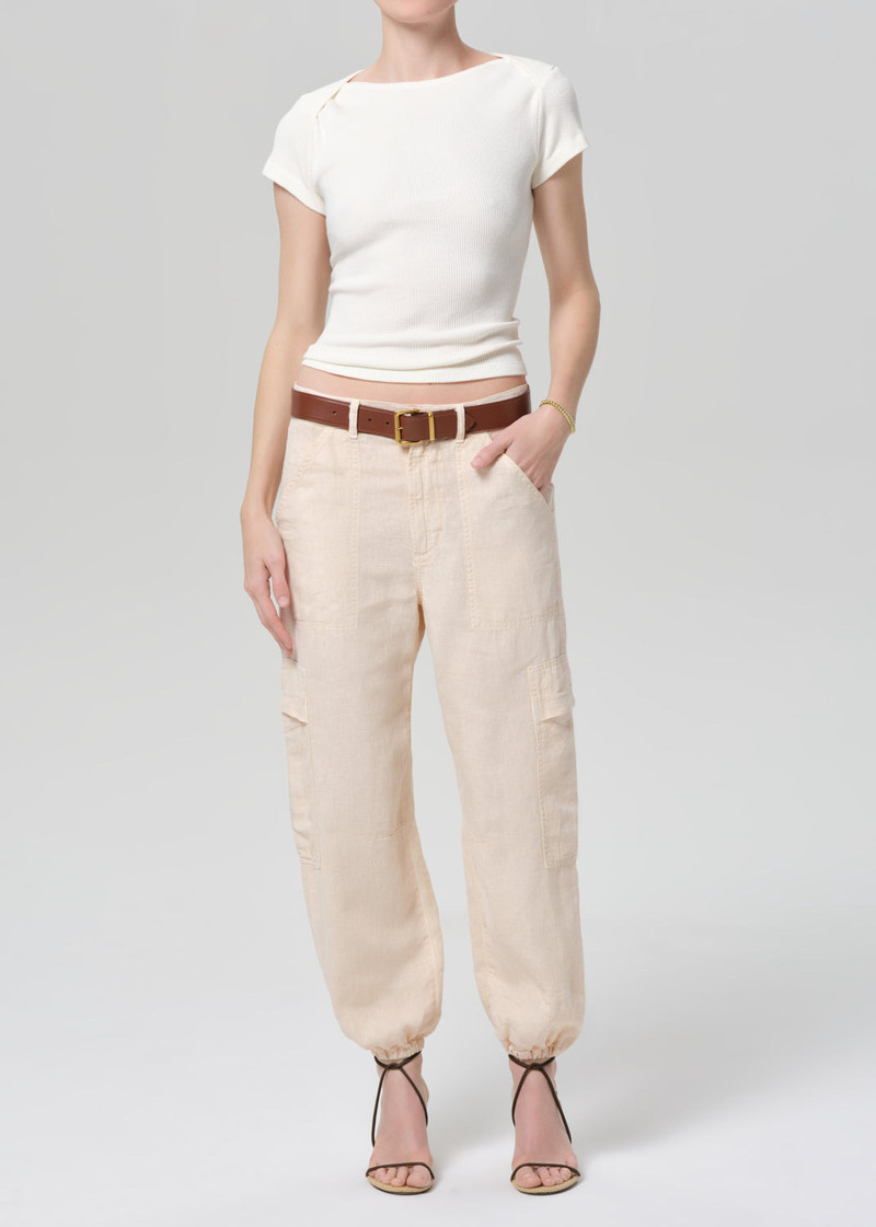 Ciela Linen Balloon Utility In Shrimp - 1