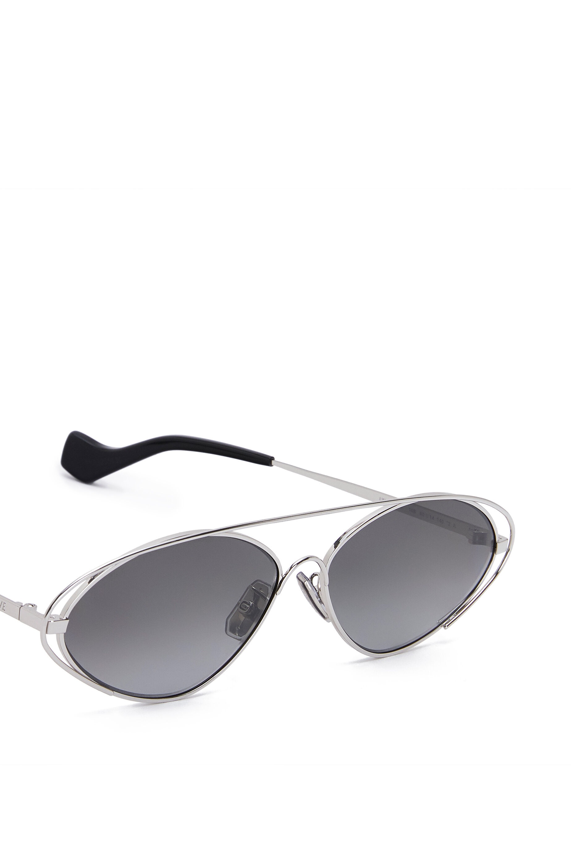 Metal oval sunglasses - 4