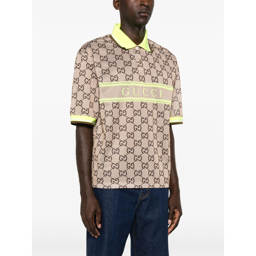 Gucci Brown Polo Shirts Men - 2