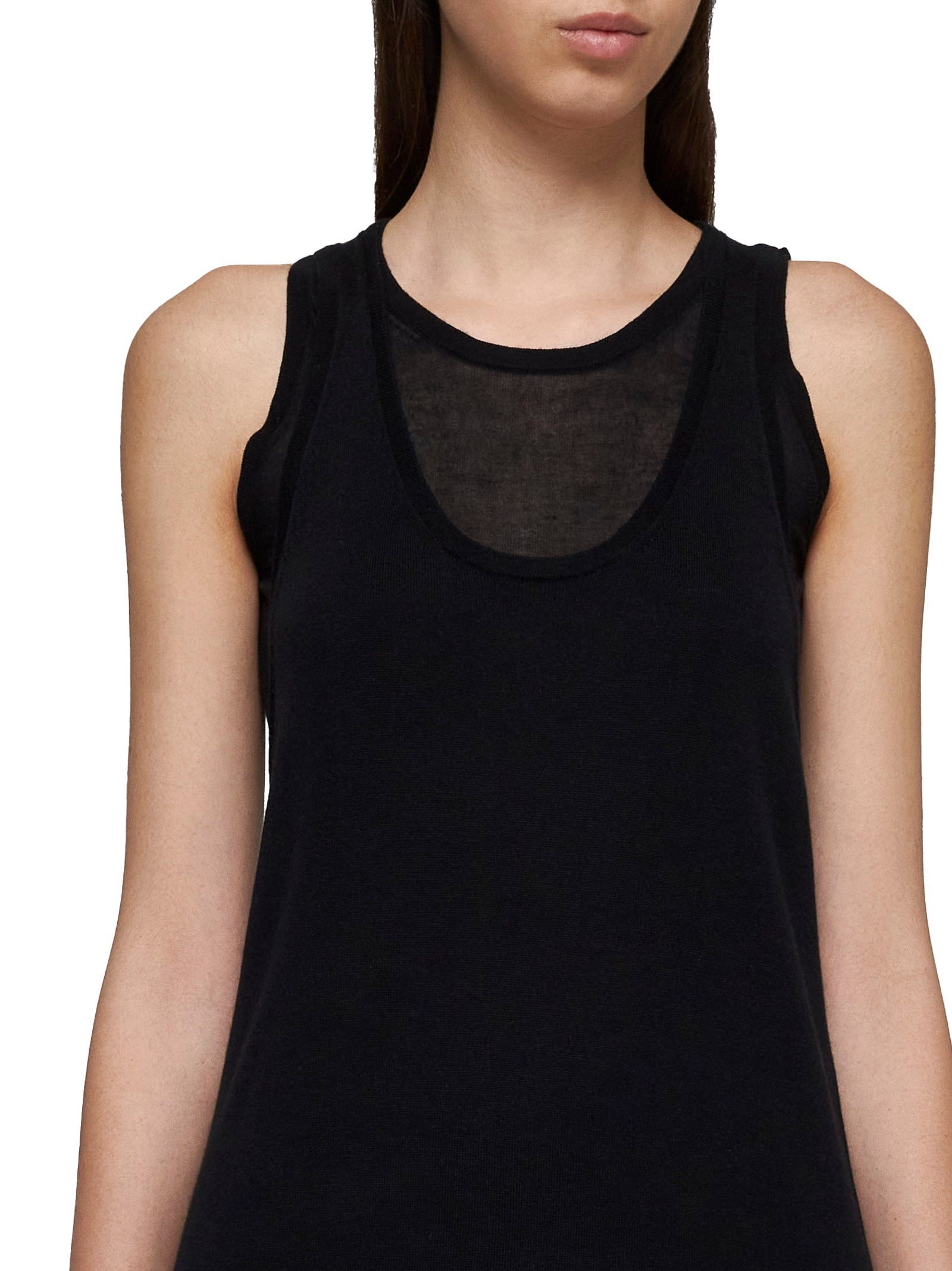 Toteme Women Layered Knit Tank Long Dress - 4