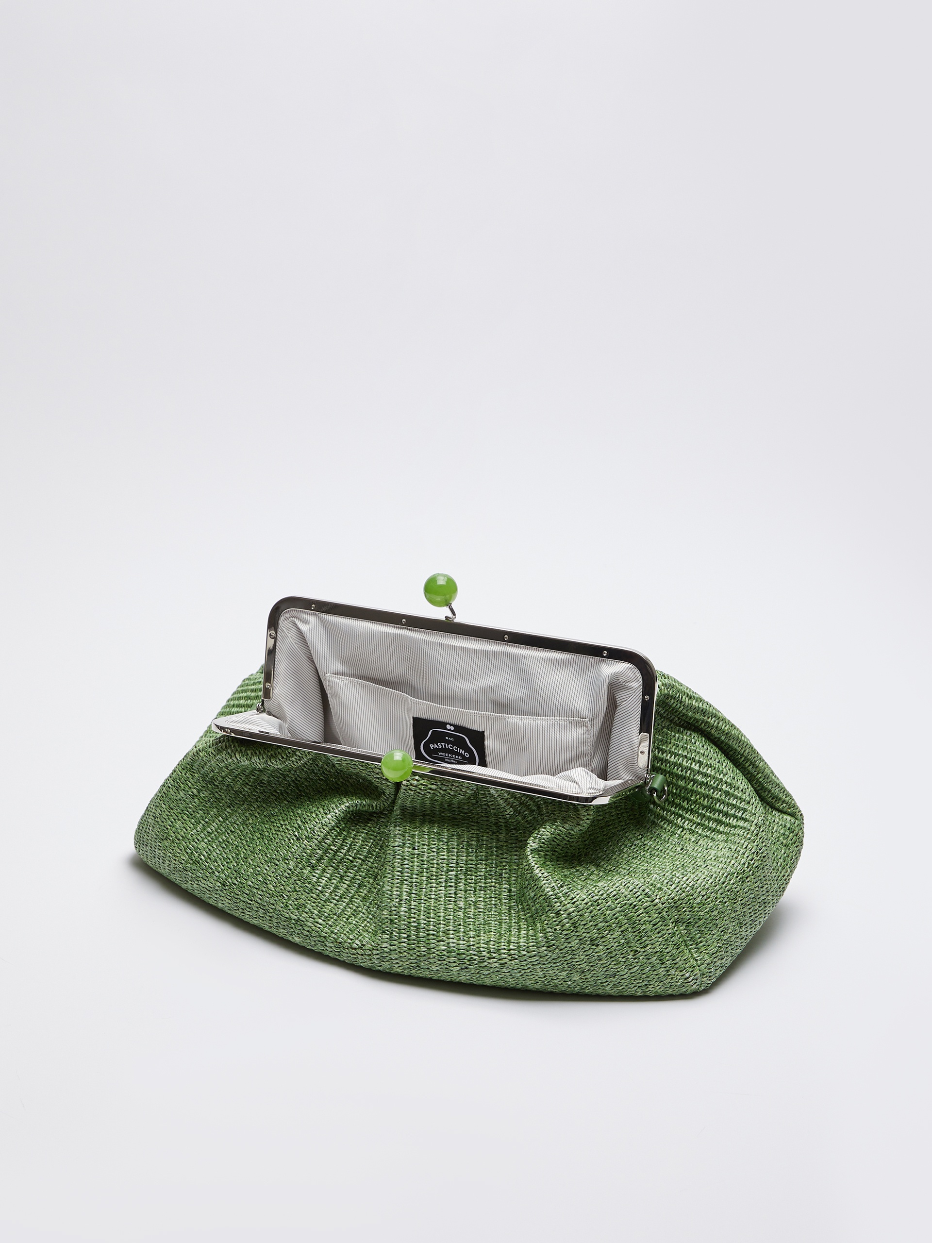 NABARRO Large Pasticcino Bag in raffia - 4