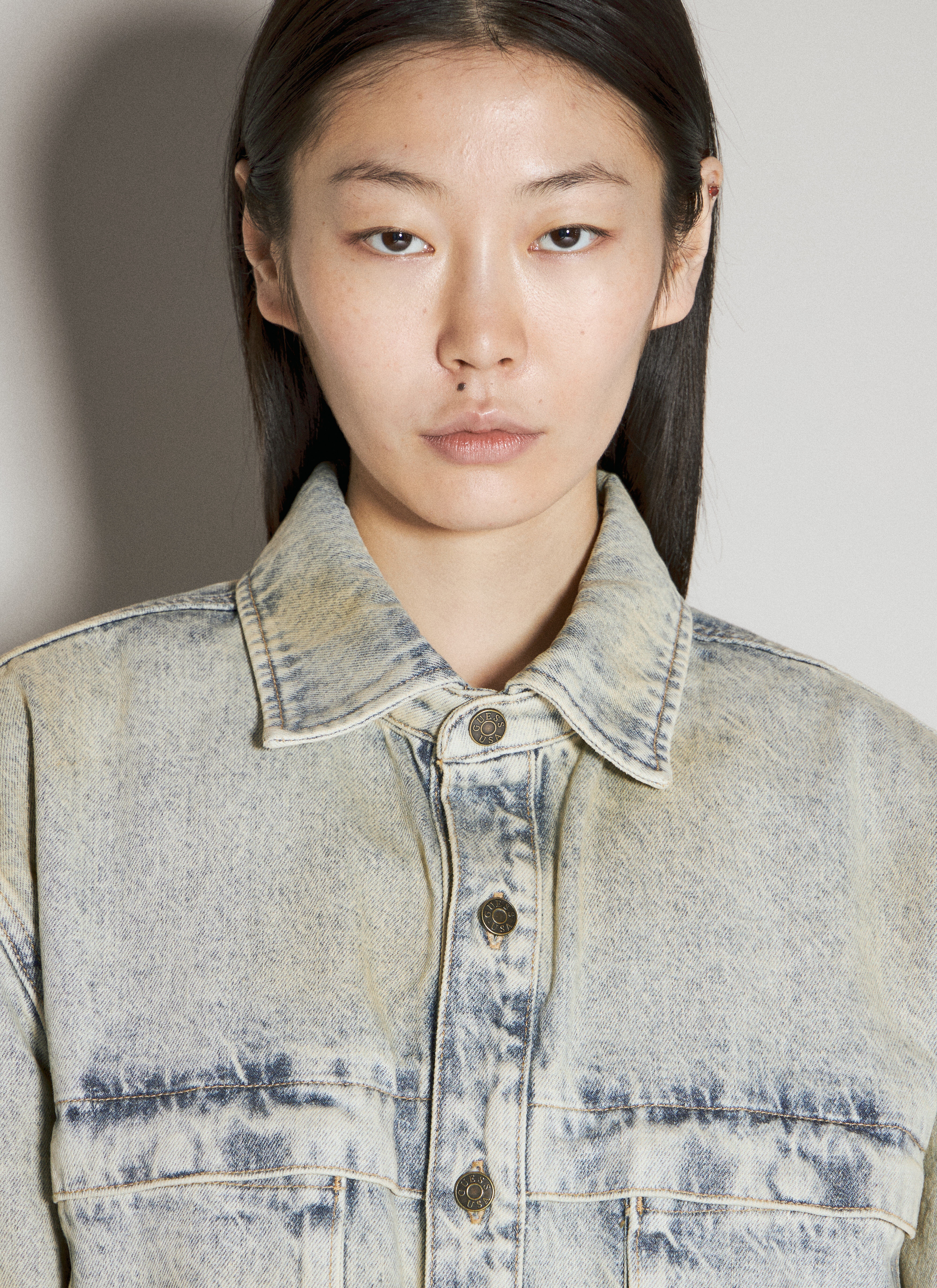 Denim Utility Shirt - 4