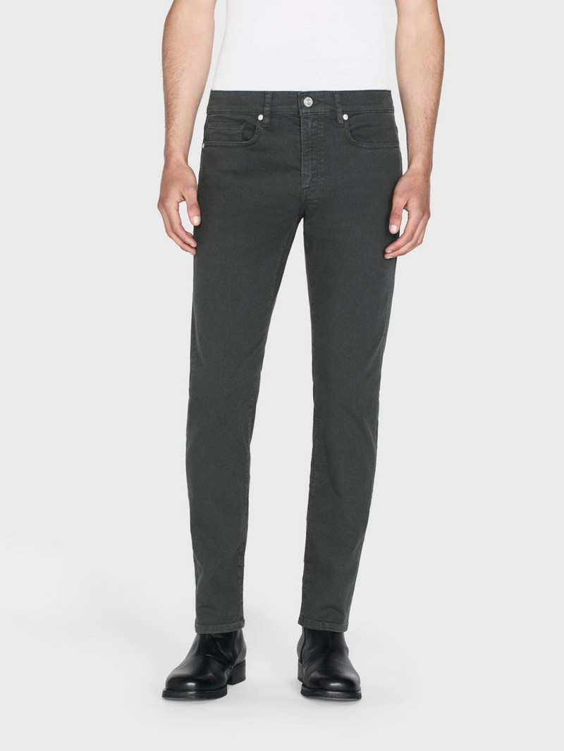 FRAME L'Homme Slim Twill in Dark Charcoal outlook