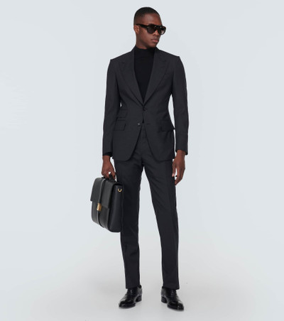 TOM FORD Shelton Super 120's wool suit outlook