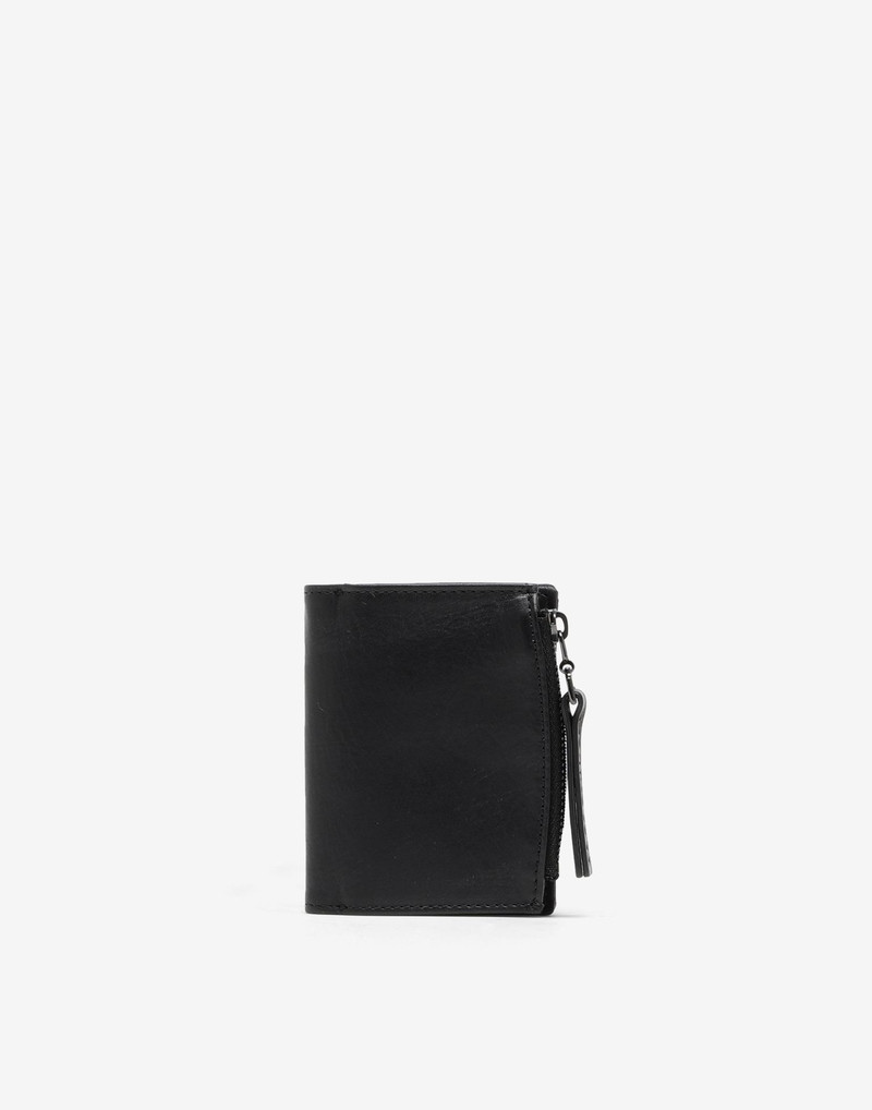Leather zip wallet - 1