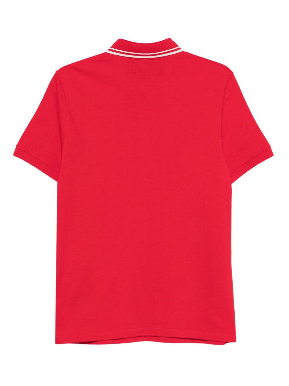 striped-collar polo shirt - 2