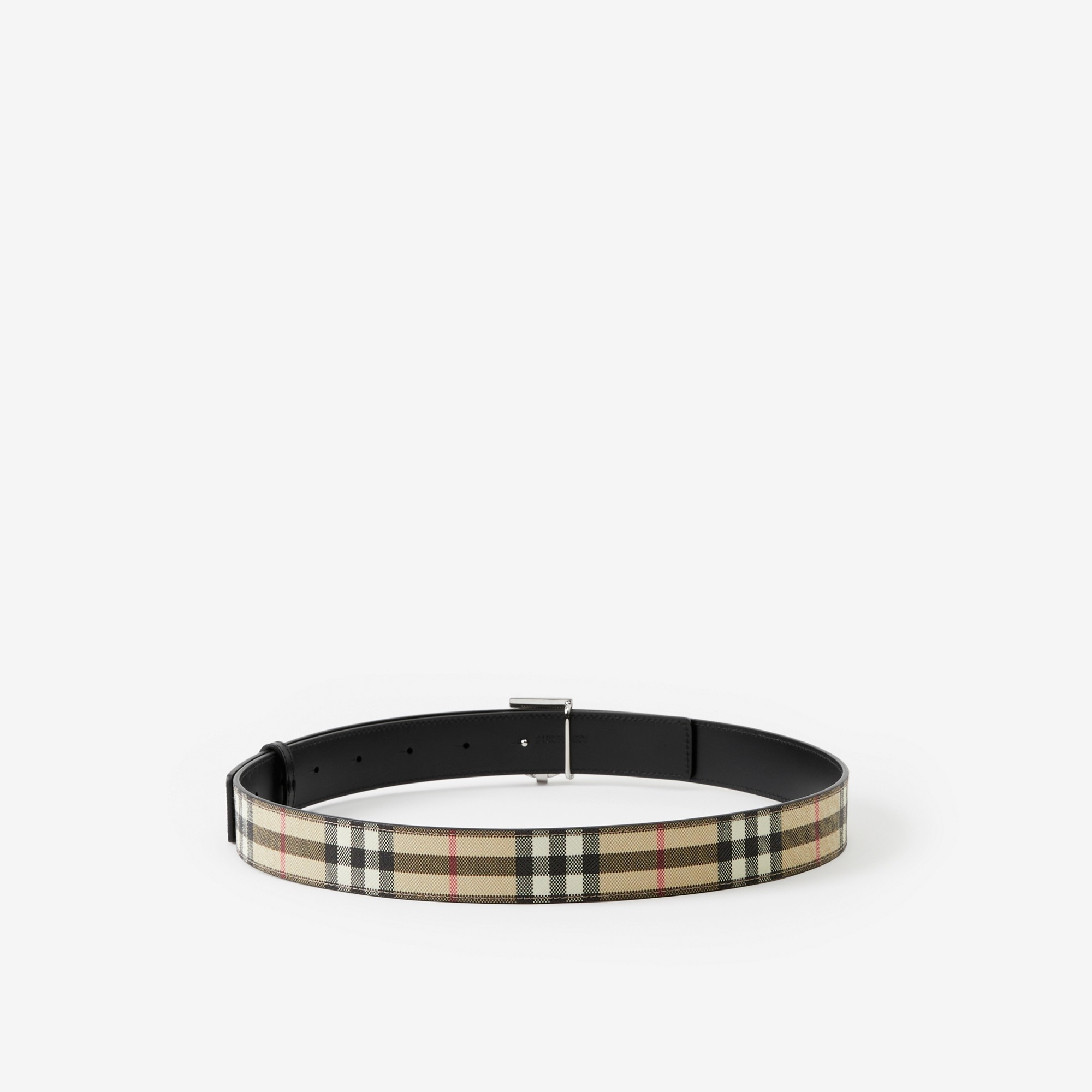 Reversible Monogram Motif Vintage Check Belt - 2