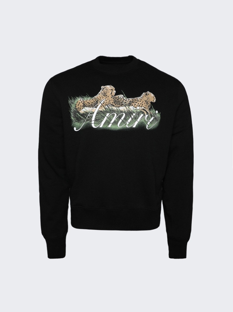 cheetah-print sweatshirt - 1